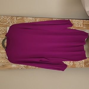 JCrew fushia sweater dress